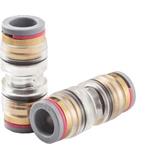 10/8mm transparent DSM10 microtube connector with fuses