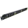 12x RJ45 pasivní POE panel do racku