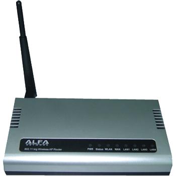 Alfa AIP-W610 WiFi router, klient 1xWAN, 4xLAN