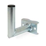 Antenna holder 15cm mini, (for mast 25-75mm), tube 35/2mm, Galva zinc