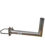 Antenna holder 35cm with angle, (for mast 60-110mm), pipe 42/2mm, Heat