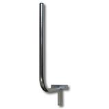 Antenna holder mesh short 29cm with cross, tube 28/2mm, Galva zinc