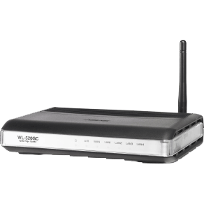 Asus WL-520gC Wireless 4-Port WiFi Router, 54 Mbps