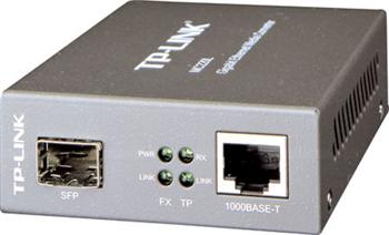 Bazar: TP-LINK MC220L Transceiver, 1000TX/1000FX - Verze 2 (9V)