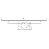 Clamp column holder (for 40 cm wide cabinet)