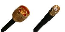 Connection cable RSMA male-N male, 3 m