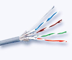 DATACOM FTP wire CAT6 PVC, gray