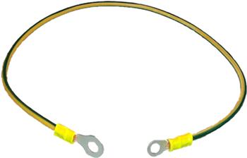 Earthing cable yellow-green, 6mm2, 0.65 m
