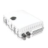 Fiber optic termination box for 16 fibers