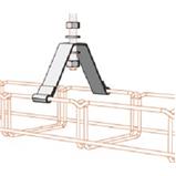 Holder DZM 3/100 for MERKUR 2 gutter
