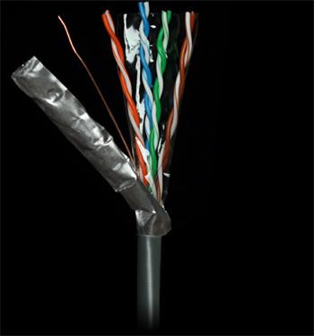 Kabel Ubiquiti ToughCable Level1 venkovní FTP CAT5e, drát, box 305m, PVC, černý