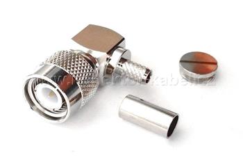 Konektor TNC male 6 mm, úhlový, pájecí/krimpovací (pro RG-58)