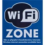 Large Wi-Fi zone sticker.
