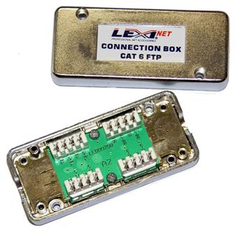 LEXI-Net Junction box notched, CAT 6 FTP