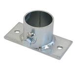 Mast foot 50mm (short strip), Galva zinc