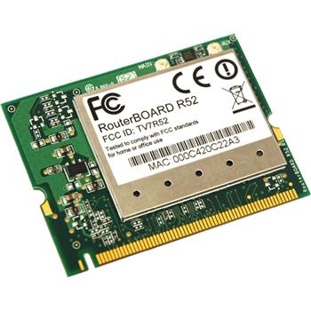 MikroTik R52 MiniPCI bezdrátová karta AR5414
