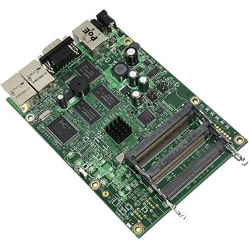 MikroTik RouterBOARD RB433AH 128MB DDR SDRAM 680 MHz, 3x miniPCI L5