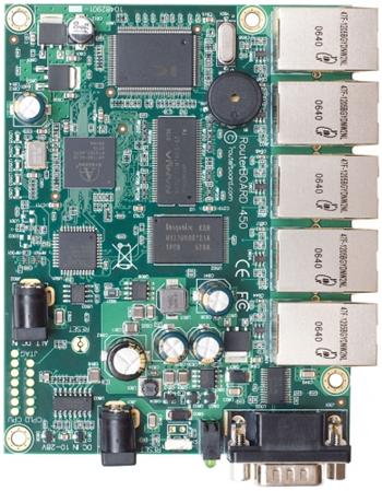 Mikrotik RouterBoard RB450 32MB RAM 300 MHz 5x LAN