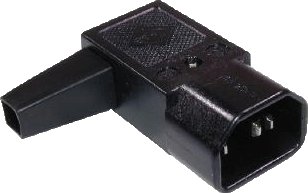 Napájecí konektor EURO male, úhlový