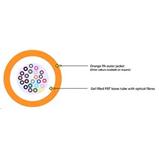 Optical cable, Blown Cable, 24V, 9/125, LFP, 3.2mm, CLT