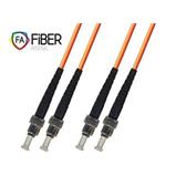 Optical patchcord, 50/125, ST/PC-ST/PC, MM, duplex, 1m