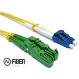 Optical patchcord, 9/125, E2000/APC-LC/PC, SM, duplex, 2m