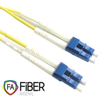Optical patchcord, 9/125, LC/PC-LC/PC, SM, duplex, 2m