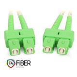 Optical patchcord, 9/125, SC/APC-SC/APC, SM, duplex, 5m