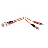 Optical patchcord MM OM2 50/125, SC-ST, 1m, LSOH orange dup. 2x 2.8mm, I/L 0.3dB, R/L-25dB, OEM