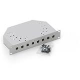 Optical tub, 10", 8x SC Simplex, black