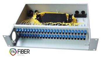 Optical tub, 19", 96x SC Simplex, fixed