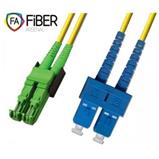 Optický patchcord, 9/125,E2000/APC-SC/PC, SM, duplex, 2m