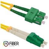 Optický patchcord, 9/125, SC/APC-LC/APC, SM, duplex, 3m