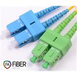 Optický patchcord, 9/125, SC/PC-SC/APC, SM, duplex, 5m