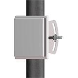 Panel antenna 13 dBi for 5 GHz band, with holder, V: 25 °, H: 25 °