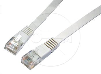 Patch cable flat CAT5E UTP LSOH 0.5m gray