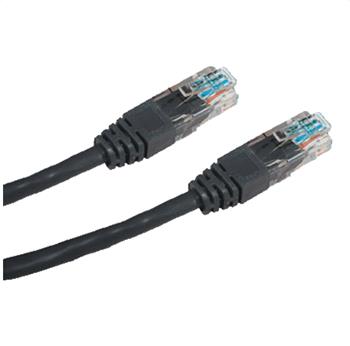 Patch cord UTP CAT5E 0.25m black