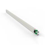 PATCHBOX.ONE Cat.6a STP, cassette with cable 1.8m, green, 30RU