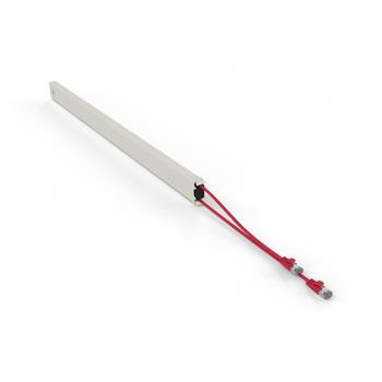 PATCHBOX.ONE Cat.6a STP, kazeta s kabelem 2.5m, červená, 46RU