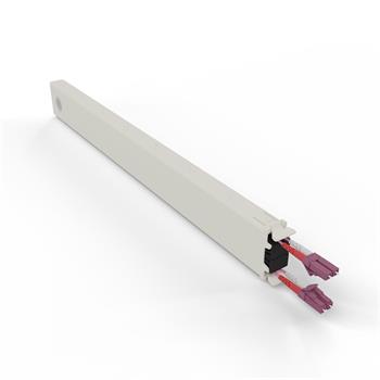 PATCHBOX.ONE Fiber Optic, kazeta s optickým kabelem MM OM4 LC-LC 0.8m, 8RU