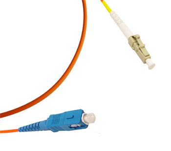 Patchcord , 09/125, LC-SC, 1m, singlmod., simplexní.