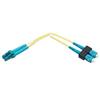 Patchcord optický SM OS1 9/125, LC/PC-SC/PC, 5m, LSOH žlutý dup. 2x 2,8mm, I/L 0,3dB, R/L -45dB, OEM