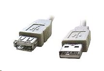 Propojovací Kabel C-TECH USB A-A 2.0, pozlacené konektory, 3m