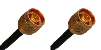 Propojovací kabel N male - N male, 1 m