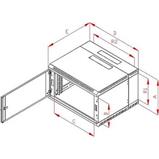 RACK Triton, 19", 15U, 600x500mm, wall mounted-RBA-15-AD5-CAX-A1