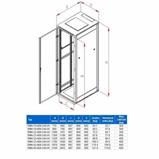RACK Triton, 19", 37U, 800x900mm, stand-RMA-37-A89-CAX-A1