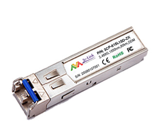 SFP WDM 155Mbps, LC simp., 10km, SM, 1550nm, 0 - 70°C