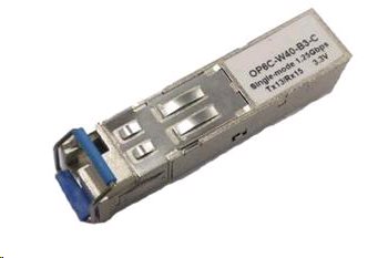 SFP WDM transceiver 1,25Gbps, LC simp., 10km, SM, 1550nm,