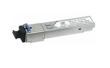 SFP WDM transceiver 155Mbps, 100BASE-BX10, SM, 10km, TX 1310nm, LC simplex, 0 až 70°C, 3,3V, Cisco kompatibilní