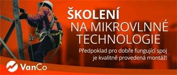 Školení mikrovlnných spojů v pásmech 10 až 80 GHz